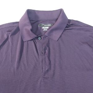 Greg Norman Collection Deep Purple Long Sleeve Polo Shirt Sz XXL
